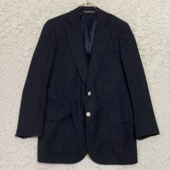 Brooks Brothers 麻素材テーラードジャケット ネイビー F 上品