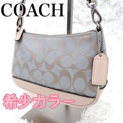 美品✨COACH コーチ アクセサリーポーチ ハンドバッグ 6094