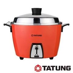 新品:台湾 大同電鍋 TATUNG ステンレス万能電気炊飯器(10人、R朱紅)