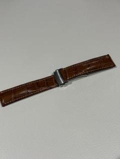 極美品 カール F. ブヘラ 純正 アリゲーター ストラップとDバックル 茶色のサムネイル