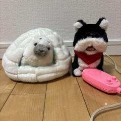 おさんぽ 鳴く犬 ぬいぐるみ & 鴨シー アザラシ - メルカリ