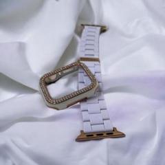 44mm Applewatch　バンド お洒落 カバーベルト2点セット