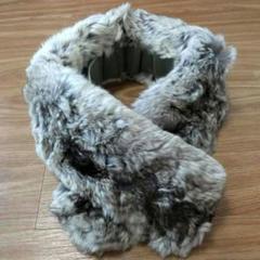 未使用【FUR COLLECTION/ナチュラル チンチラマフラー】ボンボン 2025年最新】ナチュラル チンチラ マフラーの人気アイテム