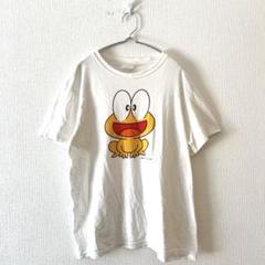 ☆【ど根性ガエル】Tシャツ ビックプリント ぴょん吉 クルーネック 半袖 F