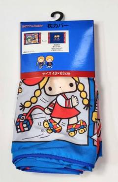 サンリオ　パティ＆ジミー　枕カバー　コミック　43✕63cm　ブルー