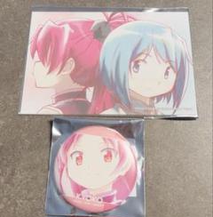 魔法少女まどか☆マギカ まどマギ ソフマップ ペンキ遊び 鹿目まどか 缶バッジ 劇場版「魔法少女まどか☆マギカ」in アニメガ×ソフマップフェア