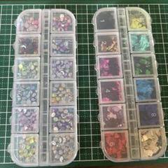 隠れ工房greenocean12色 ラインストーン＆12色 ハートホログラム