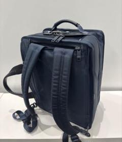 別注✨TUMI for SHIPS 2way ビジネスバッグ レザー ネイビー 118433497_78.jpg
