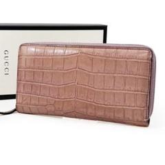 美品 未使用　Gucciグッチ クロコ　バンブータッセル 長財布 ユニセックス 楽天市場】美品 グッチ 307984 クロコダイル クロコ バンブー