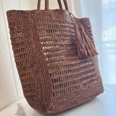 LaLa　MISON N.H カゴバック　美品 MAISON N.H PARIS ネットカゴバッグ （かごバッグ）｜自由区