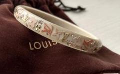 ルイヴィトン、アンクルージョン 透明アクリル 花模様 バングル 楽天市場】【ジュエリー】LOUIS VUITTON ルイ ヴィトン ブラスレ