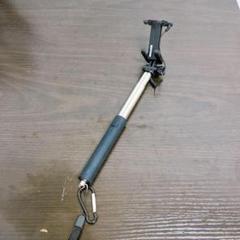自撮り棒 セルカ棒 有線 GoPro取り付け可能 ブラック コンパクト