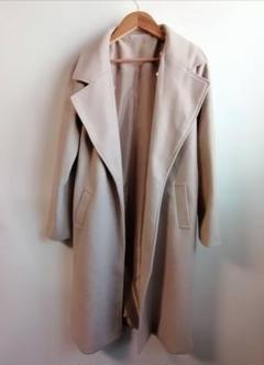 リゼクシー ラップコート スプリングコート グレージュ ファー付き 春服