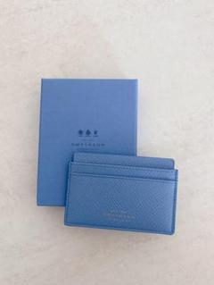 【新品】SMYTHSON 名刺入れ　ラピス 新品】SMYTHSON 名刺入れラピス