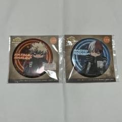 僕のヒーローアカデミア　爆豪勝己　轟焦凍 キラキラ缶バッジ　WHM