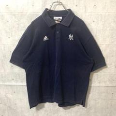 90s adidas × ニューヨークヤンキース ポロシャツ XL ヴィンテージのサムネイル