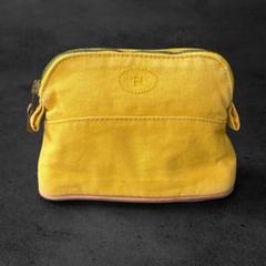 HERMES Pouch Bored Mini Yellow ② HERMES Pouch Bored Mini Yellow - メルカリ