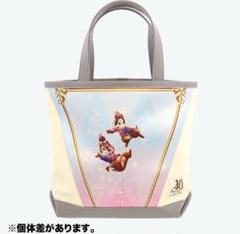 【トートバッグ】 ディズニー 40周年 ガーランド チップ&デール 大きめ 2025年最新】ディズニー 40周年 トート ガーランド チップと