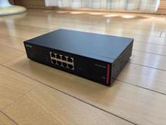 【中古】 BUFFALO PoE スイッチ、ハブ　 BS-GS2008P