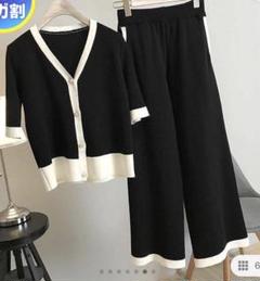 パンツセットアップ ♡ブラック 韓国ファッション