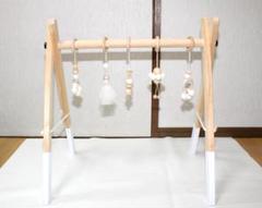 きれい 木のぬくもりを感じるナチュラルな木製プレイジム◇ベビージム