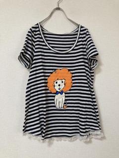 franche lippee - フランシュリッペ　リボンボーダーカットソー　M タグ付新品未使用 franche lippee - フランシュリッペ ボーダーカットソー 新品