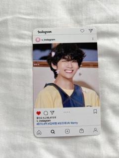 BTS V トレカ　KPOP キムテヒョン　カード　韓国　アイドル