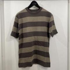 日本製 90年代ビンテージ　アニエスベー　ボーダー　ボロ　ロンT グレー 90s agnes b アニエスベー ワイド ボーダー ロングスリーブ T