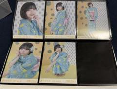 乃木坂46 中西アルノ 生写真 2022.July-Ⅱ 浴衣5種コンプ