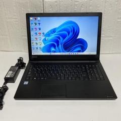 Windows11オフィス2024年高速起動SSD メモリ8GB 東芝ノートPC