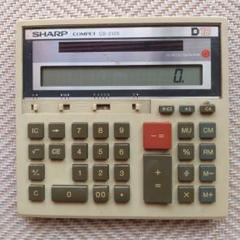 超レア 】 電卓 SHARP COMPET CS-2125 「昭和レトロ」 - メルカリ