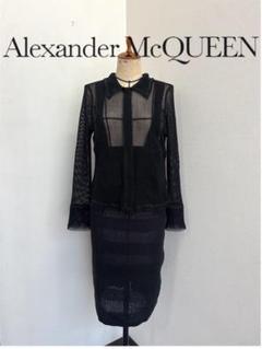 変形デザイン◎美品◎Alexander McQueen ワンピース ノースリーブ Alexander McQueen（ひざ丈ワンピース）のフリマアイテム一覧