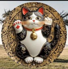 特大　アンティーク招き猫　商売繁盛　黒招き猫　素晴らしい存在感❣️ 卸売りホビー・楽器・アート - 特大 アンティーク招き猫 商売