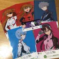 エヴァンゲリオン 一番くじ クリアファイル 5種 メモ帳 シンジ