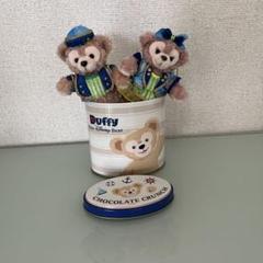 ダッフィーとシェリーメイぬいぐるみバッチセット・ダッフィーアンドフレンズ缶