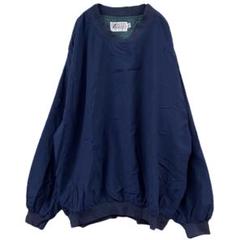エレメンツ　メンズウインドブレーカー　紺　XL　Vネック　ゴルフ【2510】