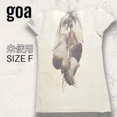 【希少】 goa ムラ染め 羽根 デザイン Tシャツ ドリームキャッチャー 希少】 goa ムラ染め 羽根 デザイン Tシャツ ドリーム