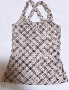 BURBERRY BLUE LABEL チェック柄キャミソール 38 - メルカリ