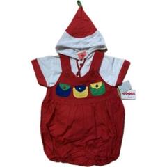 新品 GOOD'S☆ベビーデニムロンパース&半袖シャツ90☆ベビーセットアップ