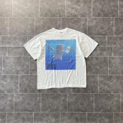 NIRVANA NEVER MAIND ニルヴァーナ バンドTシャツ 白 XL