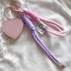 じゃらじゃらキーホルダー ハート ハートクリップ バッグチャーム ストラップ