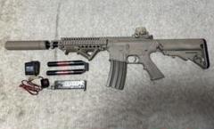 【週末セール中】プリコック電子トリガー搭載　東京マルイ　CQB-Rカスタム コンプリート】東京マルイ+TeAm6 M4 CQB-R 次世代電動ガン+MW