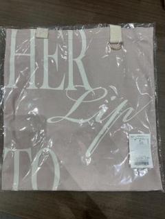 Herlipto HLT Flat Logo Tote rose 名古屋限定 - メルカリ