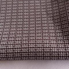 新品・未使用 日本製ニット生地 千鳥格子 チェック柄 ハンドメイド 洋裁 手芸