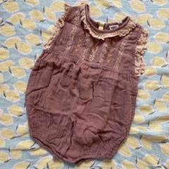 apolina kids 2019SS アポリナ　ロンパース　18-24m Caramel baby&child - 新品＊apolina kids 刺繍 ワンピース