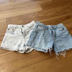 ZARA デニムショートパンツ 2枚