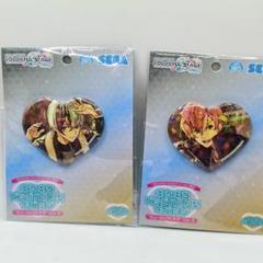 プロセカ キラキラビッグハート型 缶バッジ Vol.5 青柳冬弥 東雲彰人