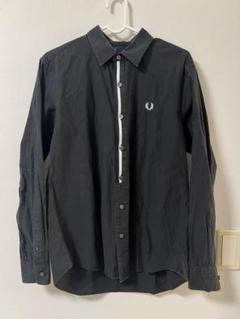 FRED PERRY ブラック 長袖シャツ M