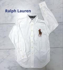 【新品未使用タグ付き】 Ralph Lauren キッズ 長袖シャツ 未使用、ラルフローレン☆キッズ☆サイズ10長袖シャツ厚地