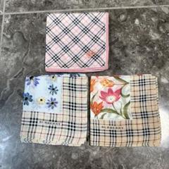 BURBERRY ハンカチ3枚セット - メルカリ